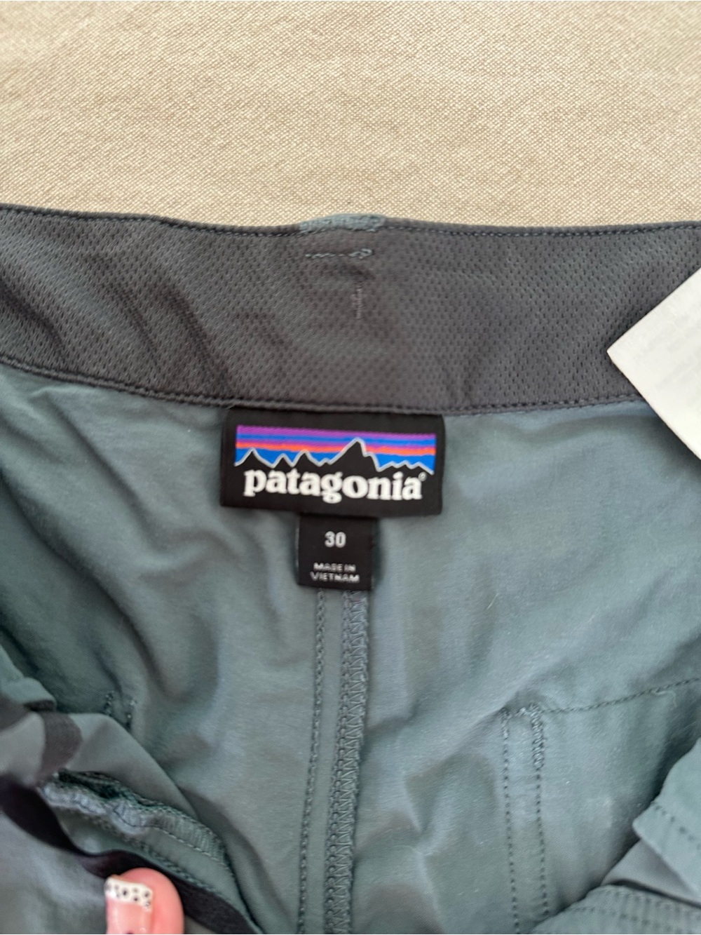 Patagonia Men's Green Board Shorts - Teal/Charcoal